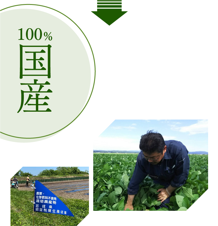 100％国産